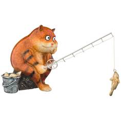 Набор из 2 штук Фигурка Lefard Озорные коты Котофей 18х10х12.5см полистоун 146-1098_