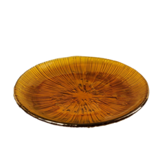 Тарелка «Фейерверк», d=15,5 см, цвет янтарный No Brand