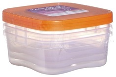 Набор контейнеров для продуктов ПОЛИМЕРБЫТ Каскад 1,4л (3шт)