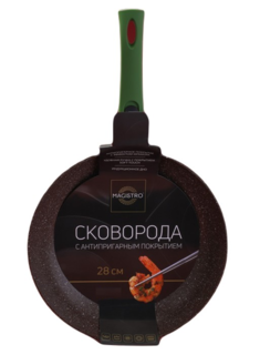 Сковорода кованая Avocado 28 см, съемная ручка, индукция Magistro