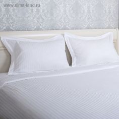 Простыня Атра евро 220х240 см сатин-страйп отбеленный 1х1 140г/м? 100% хлопок