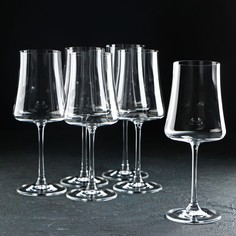 Набор бокалов для вина «Экстра», 460 мл, 6 шт Crystal Bohemia