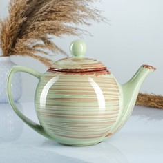 Чайник "Элегант", 1,2л, мята Борисовская керамика