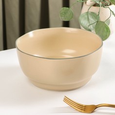 Салатник «Крем», 17,3?7,8 см, цвет бежевый No Brand