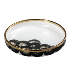 Тарелка обеденная Black style, d=20,5 см No Brand