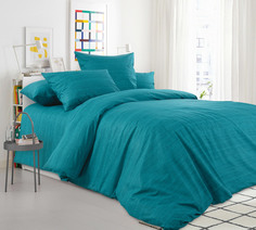 Комплект постельного белья Малахит 2-спальный перкаль зеленый Текс Дизайн