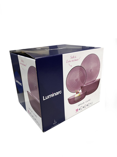 Столовый сервиз Идиллия Лилак 19 предметов 6 персон Luminarc