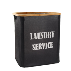 Корзина для белья прямоугольная Доляна Модерн, 41?33, 5?46, 5 , черный