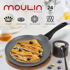 Сковорода блинная Moulin Villa Greystone VRC-24-I-CN, 24 см, индукция