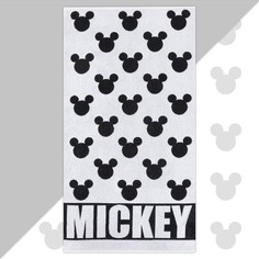 Полотенце махровое Mickey "Микки Маус", белый, 70х130 см, 100% хлопок, 420гр/м2 Disney