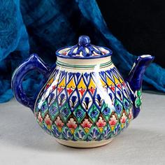 Шафран Чайник Риштанская Керамика 1600мл Shafran