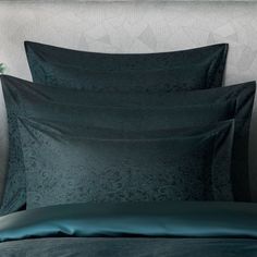 Комплект наволочек Togas Готье 70 х 70 см смесовой изумрудный 2 шт