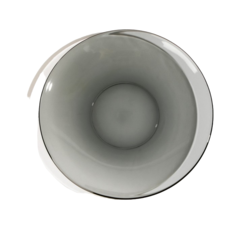 Тарелка десертная Basilico. Lava Grey, d=17 см, цвет серый Ca del Vetro