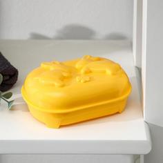 Мыльница Кролики, 12?8?4,5 см No Brand