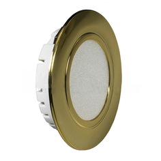 Встраиваемый светодиодный светильник GLS LED Polus-Е, 3,2 Вт, 220V IP44, 3000К, золото