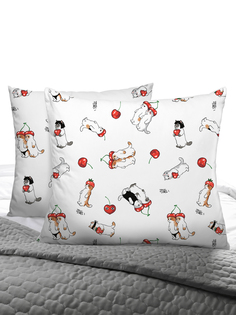 Наволочка Uniqcute Макото 70х70 см поплин 2 шт