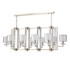 Подвесная люстра Crystal Lux Nicolas SP10 L1300 Gold/White