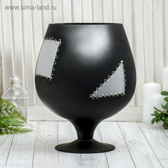 Ваза Моруа бренди бокал на ножке h=29см, d=17см, v=7л Evis