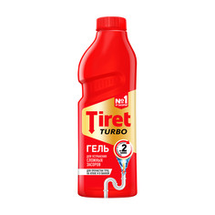 Средство для очистки труб и сливов Tiret turbo 1 л