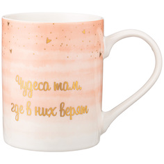 Набор из 4 штук Кружка Lefard Break Time 350мл, фарфор (756-380_4)