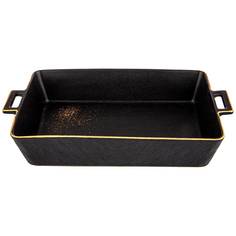 Набор из 4 штук Блюдо для запекания Bronco Midnight gold 35х21.5х6.5см, 2900мл (42-376_4)