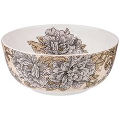 Набор из 4 штук Салатник-тарелка суповая Lefard Royal Garden 15.5х7см, фарфор (415-2149_4)