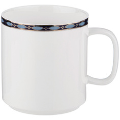 Набор из 4 штук Кружка Lefard Glamour 400мл, синяя, фарфор (590-466_4)