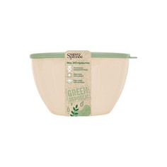 Салатник Green Republic 5л с крышкой (лён) No Brand