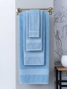 Полотенце Arya Однотонное 100x150 Miranda Soft Светло-Голубой