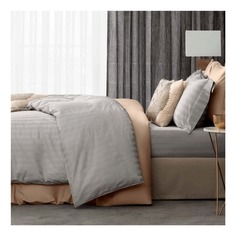 Комплект наволочек Togas Кирос 70 х 70 см сатин-жаккард светло-серые 2 шт