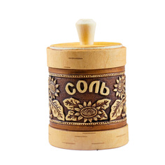 Туес «Подсолнушек», соль, 7?9 см, береста No Brand