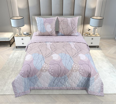 Постельное белье Текс-Дизайн с одеялом Абстракция, перкаль, 2-спальное с евро простыней