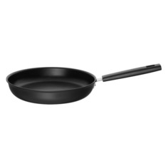 Сковорода FISKARS Hard Face Optiheat, 28см, без крышки, черный [1052237]