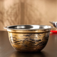 Миска Доляна Wood, 1,8 л, диаметр 20 см, цвет древесный