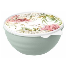 Миска Phibo Wave с крышкой с декором 3,7 л
