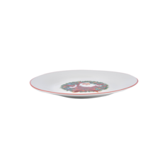 Тарелка новогодняя Home Collection Красный Новый год d=23 см арт.10922-4559 ХМ15