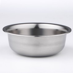 Миска из нержавеющей стали "Мэйли", 1,3 л, 19х7 см No Brand