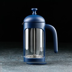 Френч-пресс Magistro "Хельсинки", 350 мл, темно-синий
