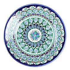 Тарелка плоская Риштанская Керамика 22см Shafran