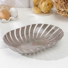 Салатник Альтернатива овальный гация, 1,8 л, цвет бежевый (М7770) Alternativa