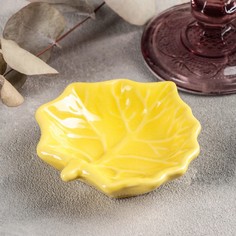 Соусник керамический "Лист", 9х8 см No Brand