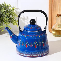 Чайник "Валенсия", 1,7 л, 21х16х21 см, индукция, цвет синий No Brand