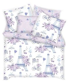 Комплект постельного белья Mona Liza Kids Парижанки полутораспальный бязь 50 х 70 см