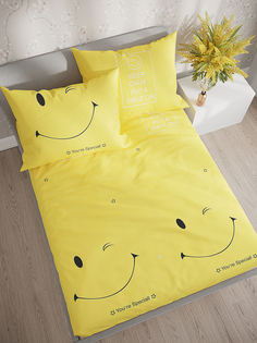 Простынь на резинке Simple House Smile 160х200 см