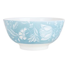 Бульонница Коралл Тюльпаны 670 мл голубая