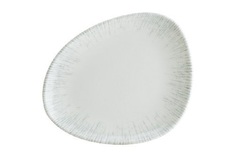 Тарелка d=190 мм серый Ирис, форма Ваго 2 шт Bonna