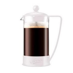 Френч-пресс 0.6 л пластик Viva-La Cafe белый BF-735 No Brand