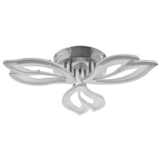 Люстра светодиодная Листопад 60Вт LED 2700-4200К хром 58х58х9,5см No Brand