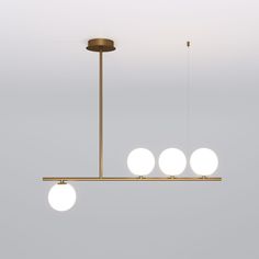 Подвесной светильник Eurosvet Fredo 70136/4 латунь с белыми стеклянными плафонами G9