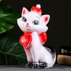 Копилка "Кошка LOVE" 26х14см Хорошие сувениры